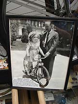 Shirly Temple on Shelby Bike